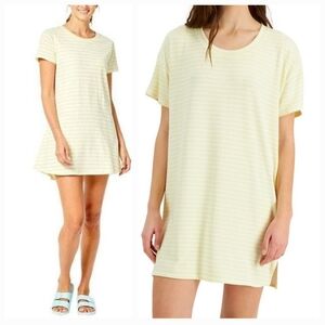 NWT $116 Addison Bay Striped T-Shirt Dress